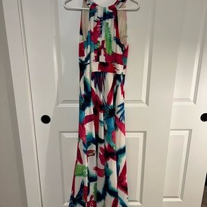 Eliza J multi colored formal dress